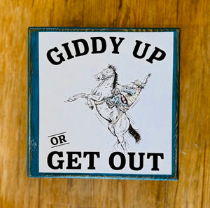 Giddy Up Turquoise Ranchero Box