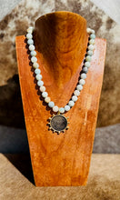 Horse Coin on Amazonite Necklace