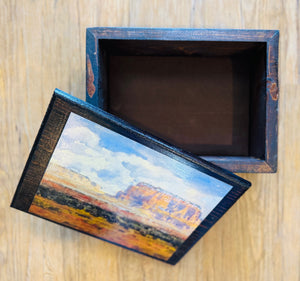 Landscape Dark Stained Ranchero Box